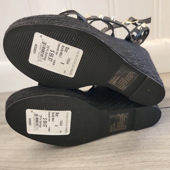 Steven by Steven Madden NWT Scoutt caged croc gladiator espadrilles - Picture 9 of 11